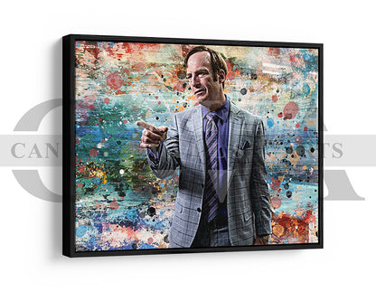 Better Call Saul Canvas Wall Art Abstract Movie Poster Print