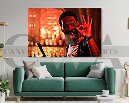 Beverly Hills Cop Canvas Wall Art Movie Oil Painting Canvas Print