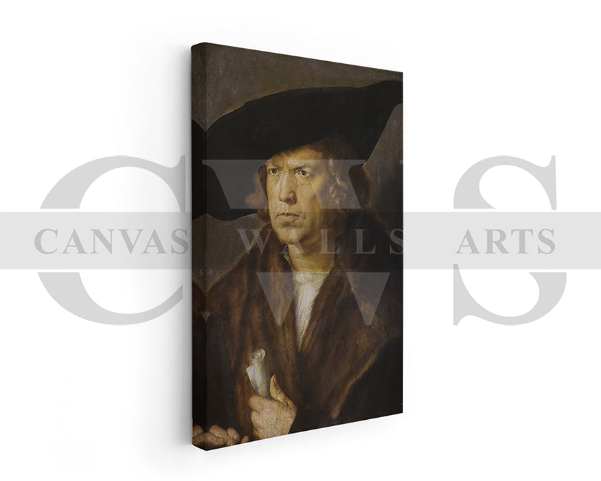 Bildnis Eines Unbekannten Mannes by Albrecht Durer Painting Canvas Wall Art