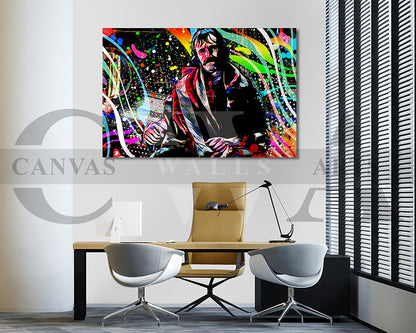 Bill The Butcher Canvas Wall Art