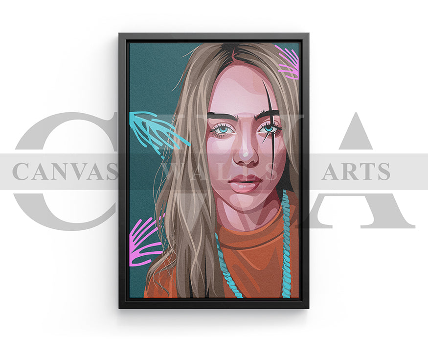 Billie Eilish Canvas Wall Art