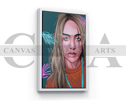 Billie Eilish Canvas Wall Art