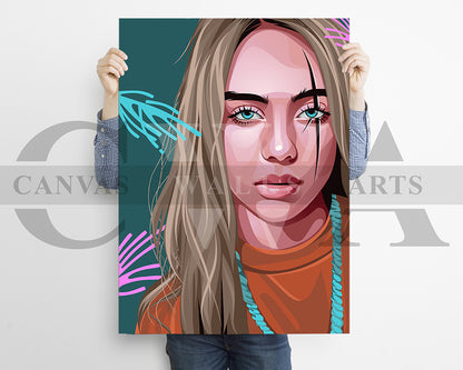 Billie Eilish Canvas Wall Art