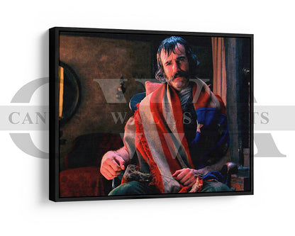 Bill the Butcher Canvas Wall Art Abstract Movie Poster Print