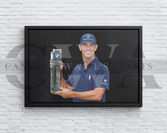 Billy Horschel Black & White Canvas Art Golf Canvas Wall Art