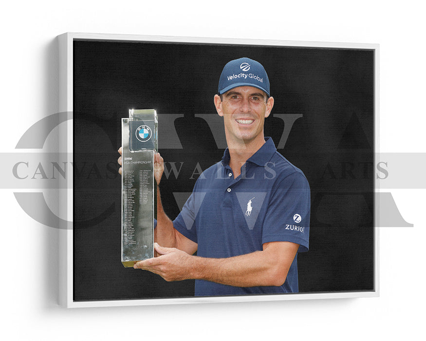 Billy Horschel Black & White Canvas Art Golf Canvas Wall Art