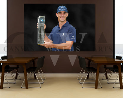 Billy Horschel Black & White Canvas Art Golf Canvas Wall Art