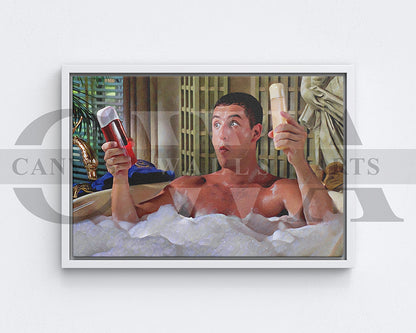 Billy Madison Sandler and shampoo Canvas Wall Art Movie Oil Painting Canvas Print