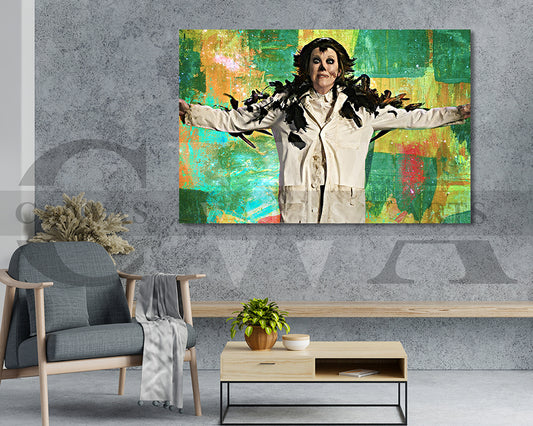 Bird Moira Canvas Wall Art Abstract Music Poster