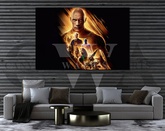 Black Adam Poster Wall Art