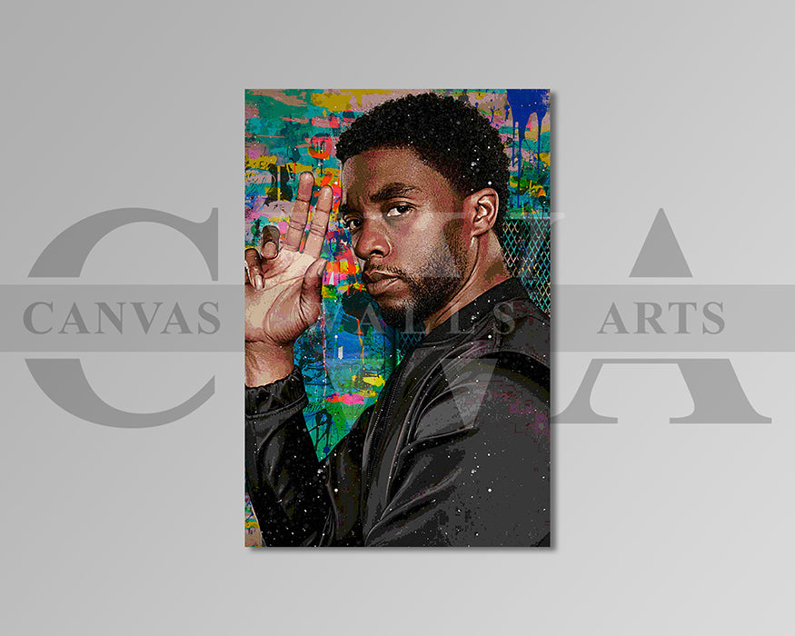 Black Panther Canvas Wall Art Movie Poster Print