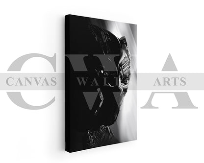 Black Panther Canvas Wall Art Abstract Movie Poster