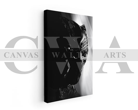 Black Panther Canvas Wall Art Abstract Movie Poster