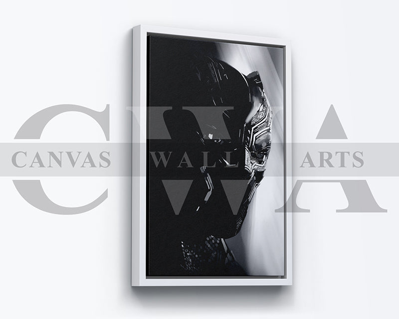 Black Panther Canvas Wall Art Abstract Movie Poster