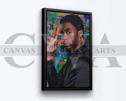 Black Panther Canvas Wall Art Movie Poster Print