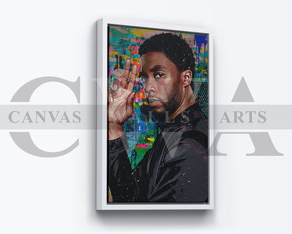 Black Panther Canvas Wall Art Movie Poster Print