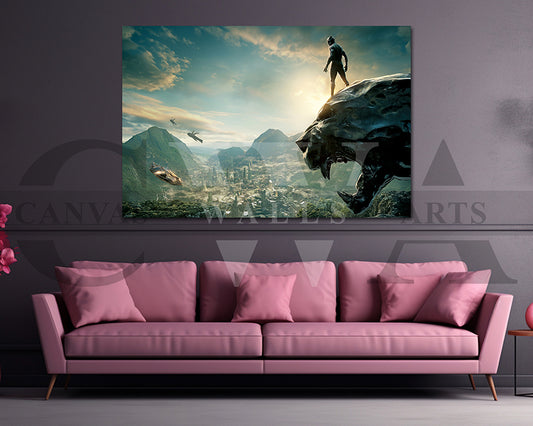 Black Panther Canvas Wall Art