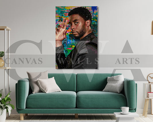 Black Panther Canvas Wall Art Movie Poster Print