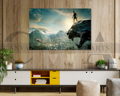 Black Panther Canvas Wall Art