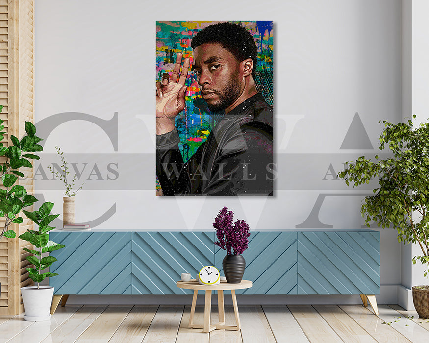 Black Panther Canvas Wall Art Movie Poster Print