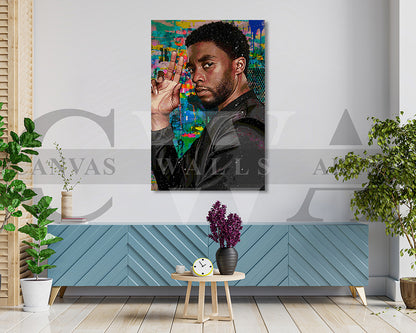 Black Panther Canvas Wall Art Movie Poster Print