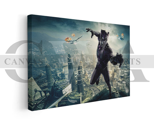 Black Panther Poster Wall Art
