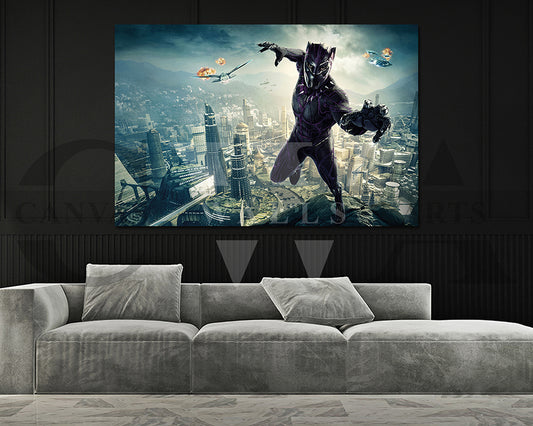 Black Panther Poster Wall Art