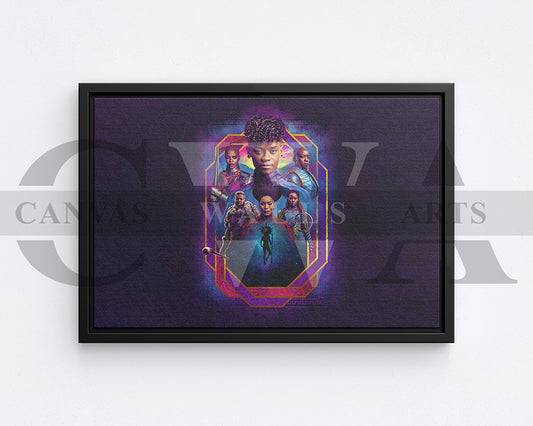 Black Panther Wakanda Forever Canvas Wall Art