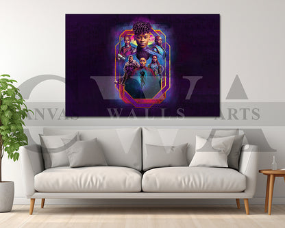 Black Panther Wakanda Forever Canvas Wall Art