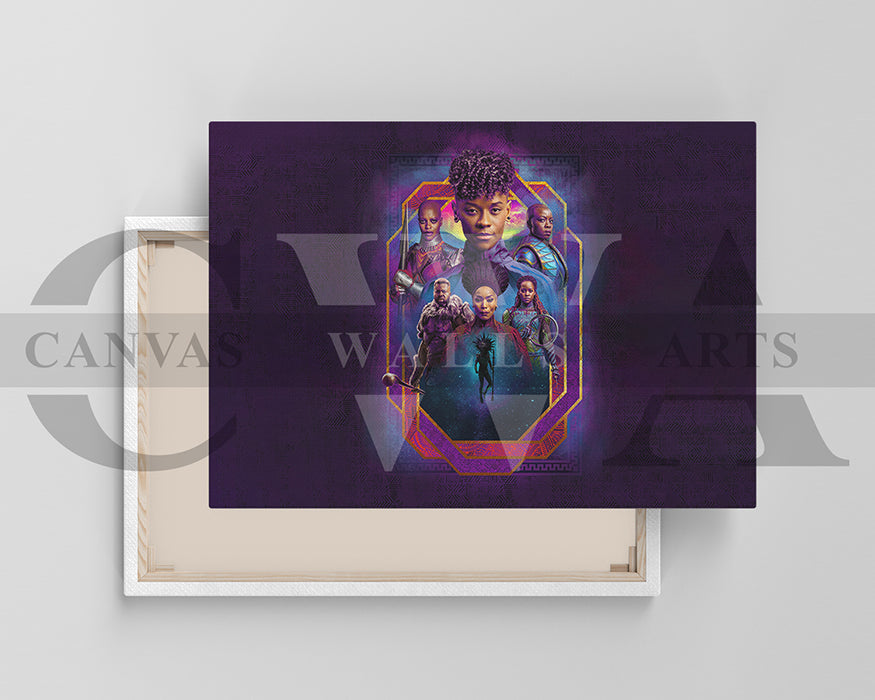 Black Panther Wakanda Forever Canvas Wall Art