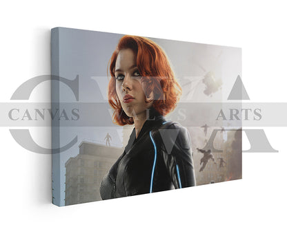 Black Widow Canvas Wall Art