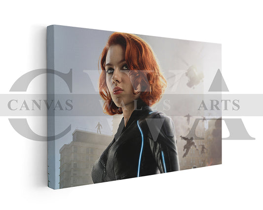 Black Widow Canvas Wall Art