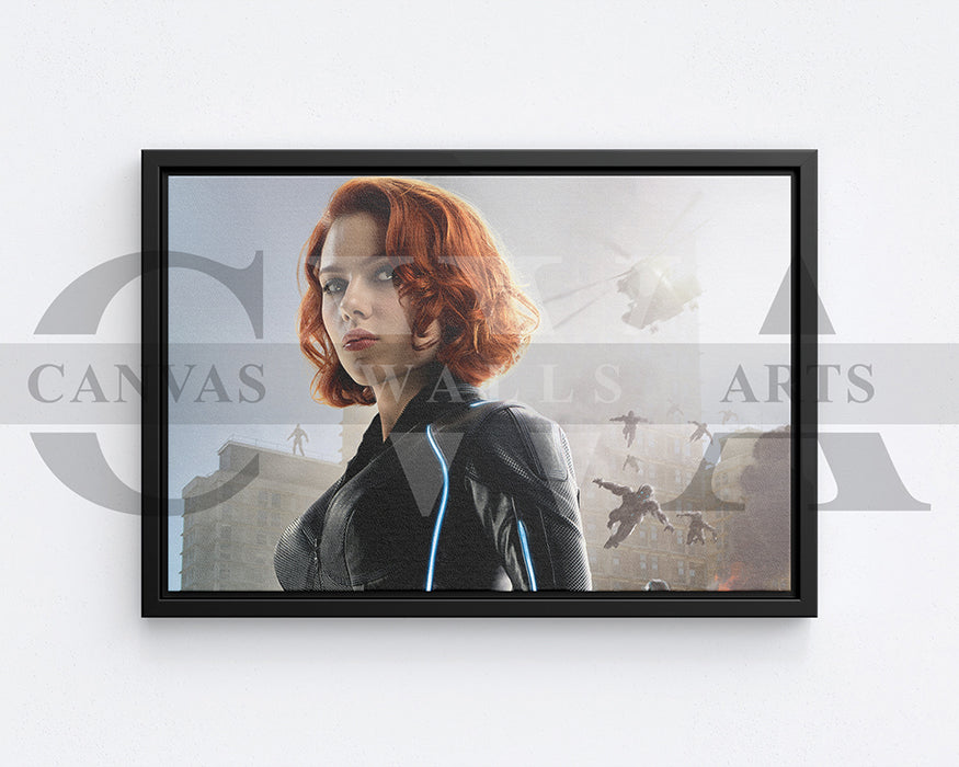 Black Widow Canvas Wall Art