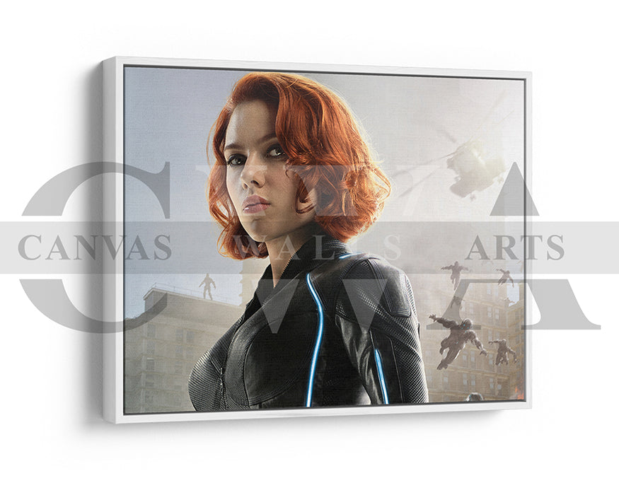Black Widow Canvas Wall Art