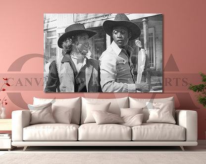 Blazing Saddles Canvas Wall Art Movie Poster Print