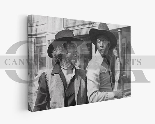 Blazing Saddles Canvas Wall Art Movie Poster Print