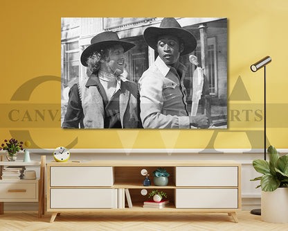 Blazing Saddles Canvas Wall Art Movie Poster Print