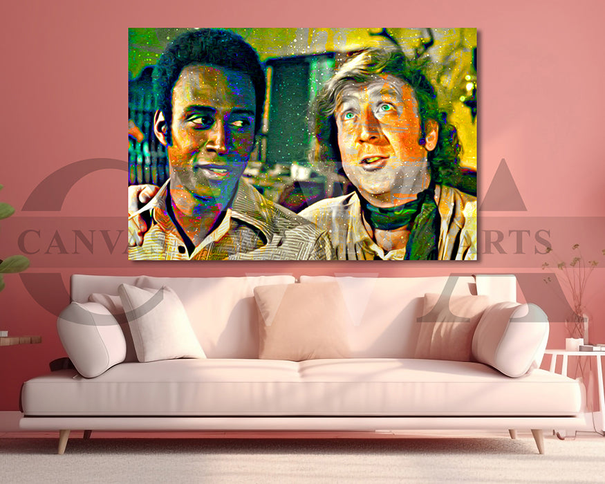 Blazing Saddles Canvas Wall Art Movie Poster Frame