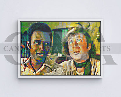 Blazing Saddles Canvas Wall Art Movie Poster Frame