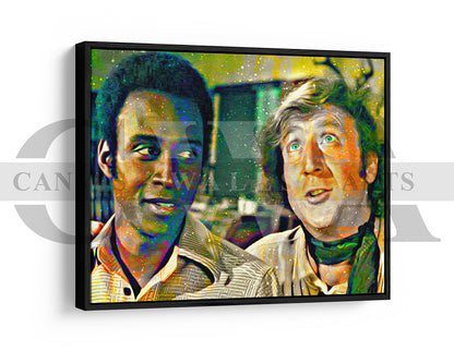 Blazing Saddles Canvas Wall Art Movie Poster Frame