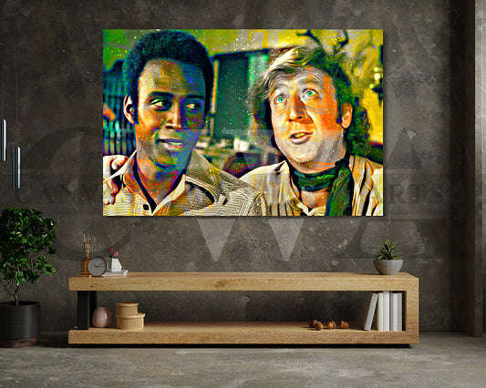 Blazing Saddles Canvas Wall Art Movie Poster Frame