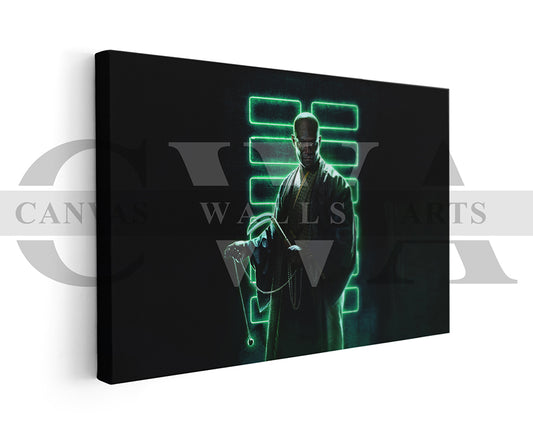 Blind Master & Snake Eyes Canvas Wall Art