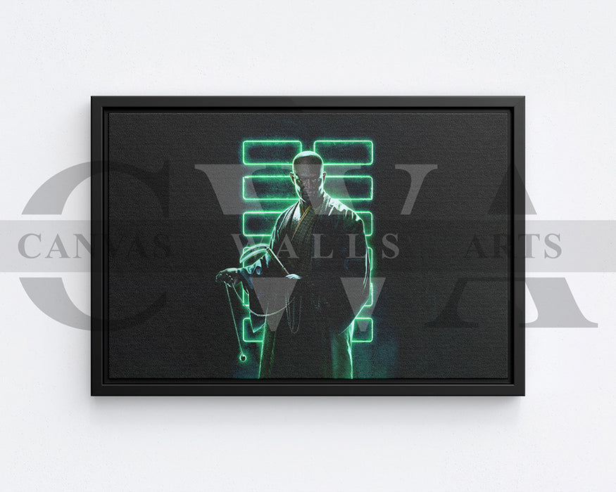 Blind Master & Snake Eyes Canvas Wall Art