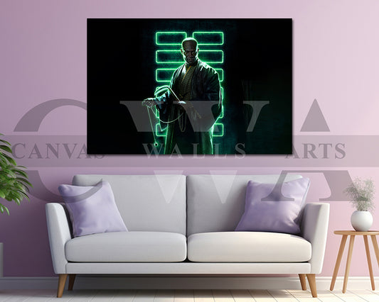 Blind Master & Snake Eyes Canvas Wall Art