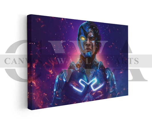 Blue Beetle Canvas Poster