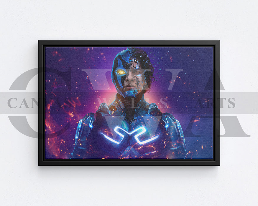 Blue Beetle Canvas Poster