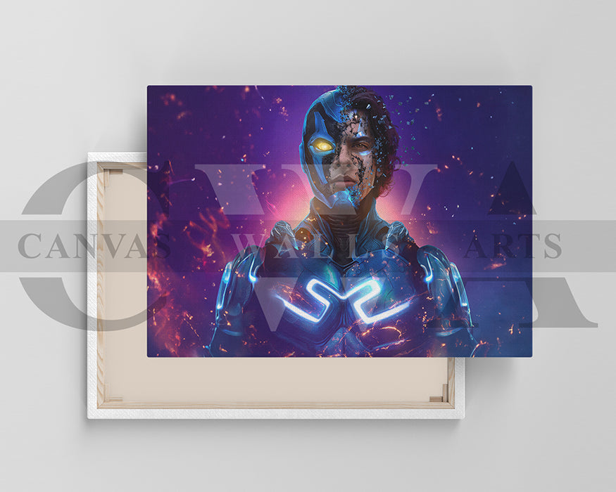 Blue Beetle Canvas Poster