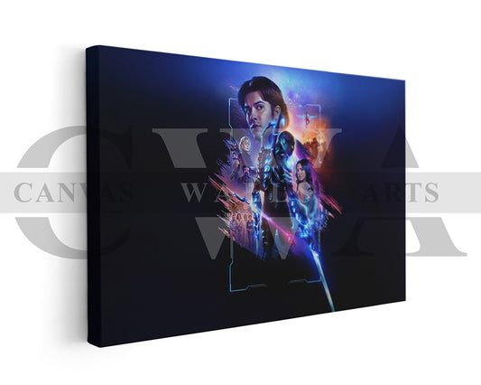 Blue Beetle Canvas Print