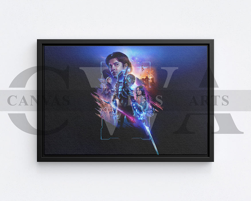Blue Beetle Canvas Print