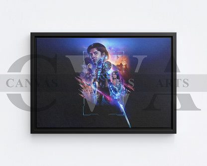 Blue Beetle Canvas Print